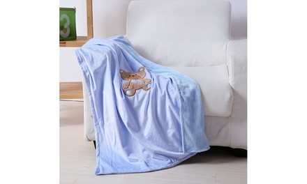 Luxury Home Teddy Bear Soft Plush Baby Blanket