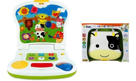 Winfun Kid's Cow-Shaped Toy Laptop