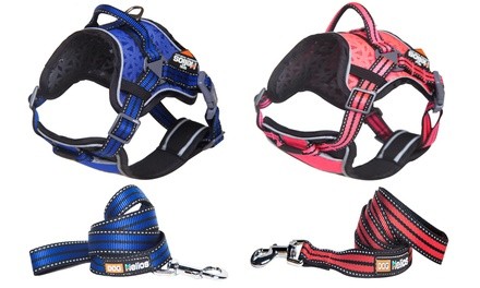 Helios Dog Chest Compression Harness and Leash