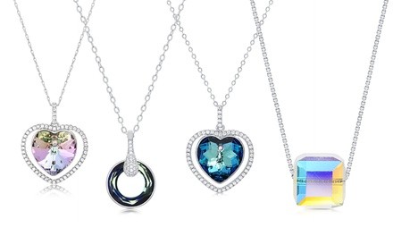 Lesa Michele Bold Brilliance Pendants with Swarovski Crystals