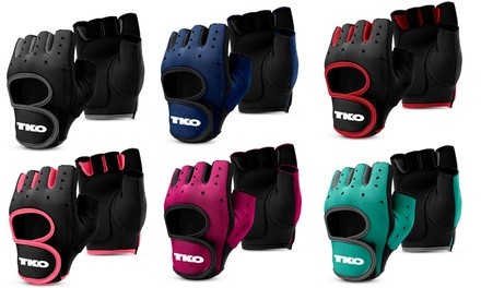 TKO Workout Gloves with Non-Slip Padded Grips