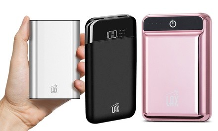 LAX USB 12,000 mAh Power Bank Battery for Smartphones