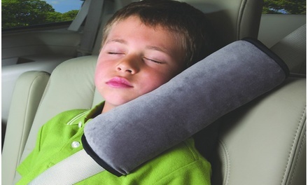 Kids' Car Seat Belt Shoulder Support and Headrest Safety Cushion