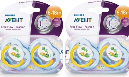 Avent Free Flow Infant Pacifiers ( 4-Pack)