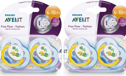 Avent Free Flow Infant Pacifiers ( 4-Pack)