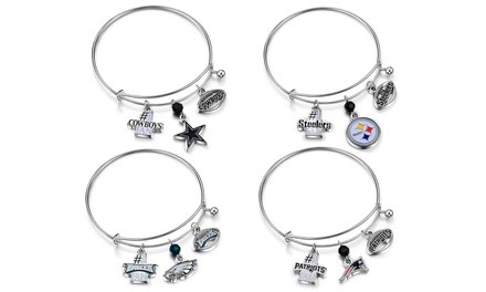 Pro Specialties Group NFL 3-Charm Logo Bracelet