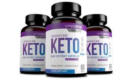 VitaPatch Premium Grade Keto BHB Weight Loss Supplement (3-Pack)