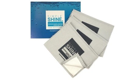 Premium Jewelry Cleaning Polishing Cloth Solution (3-Pc)