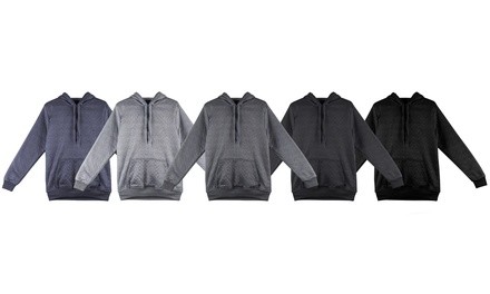 Urbantry Men's Quilted Fleece Hoodie