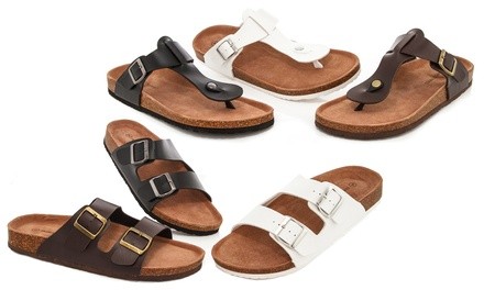 Franco Vanucci Bobby Men's Comfort Footbed Sandals