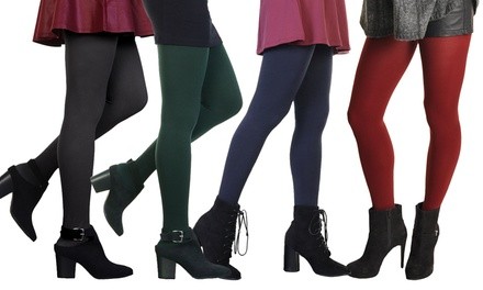 Angelina Women's Fleece-Lined Tights (6-Pack)