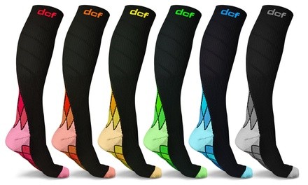 DCF Graduated Compression Recovery Socks (6-Pack)