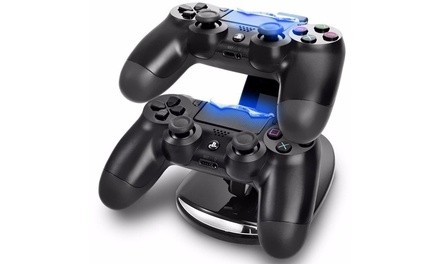 Dual-USB Charging Dock for Sony PS4 Controller