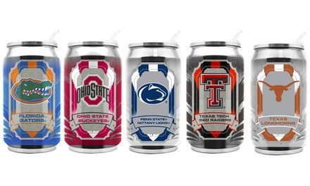 Duckhouse NCAA 11 Oz. Double-Wall Stainless Steel ThermoCan