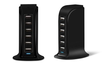 ADURO POWERUP 40-WATT 6-PORT USB CHARGING STATION