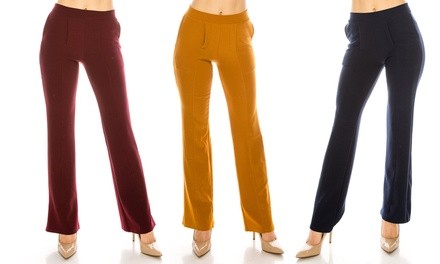 LA12ST Women's Relaxed One-Size Trouser Pants