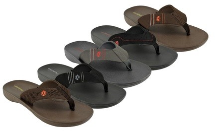 Akademiks Men's Flip Flop Thong Sandals