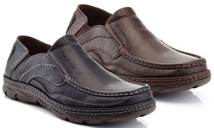 Henry Ferrera Men's Comfort Loafers with Elastic Instep