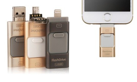 Trend Matters High-Speed Sliding Memory Expansion Flash Drive for iPhones and iPads