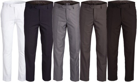 Dolce Roma Men's Modern-Fit Dress Pants (30-46; Multiple Inseams)