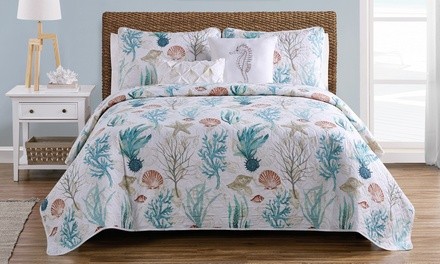 Coastal Reversible Quilt Sets (4- or 5-Piece)