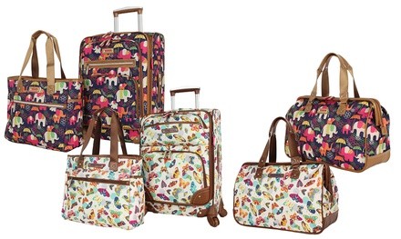 Lily Bloom Overnight Satchel or Luggage Set (1 or 2-Piece)