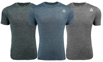 Reebok Men's Heathered Lightweight Performance Active T-Shirt (M-2XL)