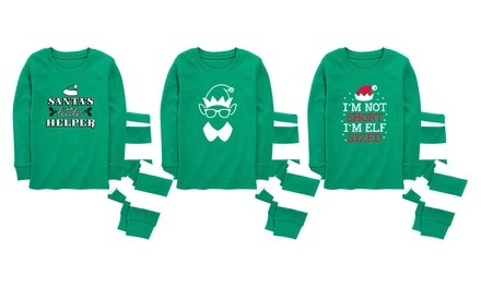 Nap Chat: Elf Sized Kids Christmas Pajama Set