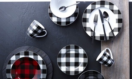 Buffalo Plaid Dinnerware Set (16-Piece)