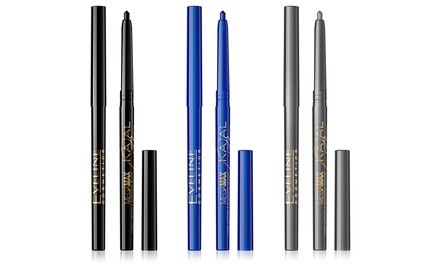 Eveline Kajal Long-Lasting Shocking Black Retractable Eyeliner