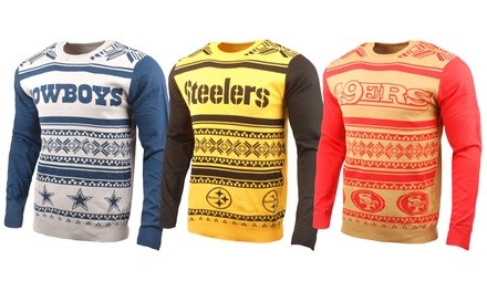 Forever Collectibles NFL Unisex Two-Tone Ugly Sweater