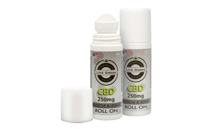 CBD Roll-On Muscle and Joint Cream (250mg) from Live Green Hemp