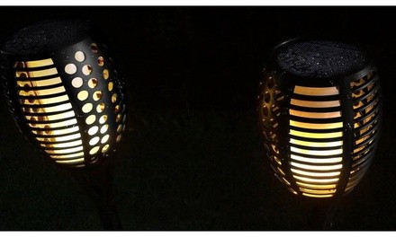 Solar-Powered Torch Flickering Flame Light (2-Pack)