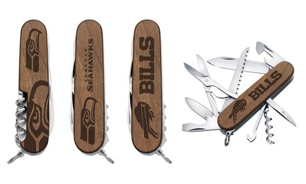 The Sports Vault NFL Classic Wood Pocket Multi-Tool