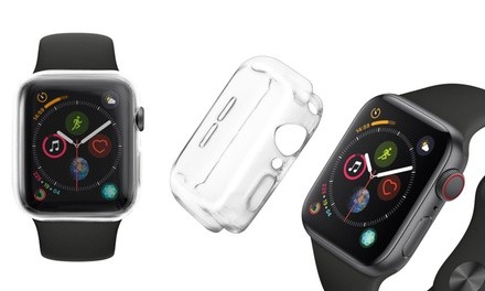 Insten Clear TPU Protective Cover for 40/44mm Apple Watch Series 4