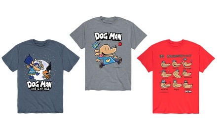 Men's Licensed Dog Man Graphic Tees (S-3XL)