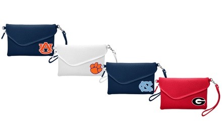 Little Earth NCAA Pebble Fold-Over Cross-Body Purse