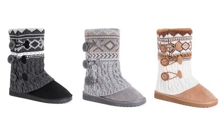 Muk Luks Women's Cheryl Boots | Groupon Exclusive