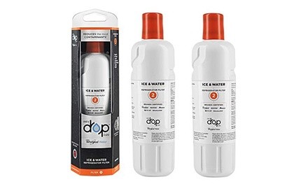 EveryDrop by Whirlpool EDR2RXD1 W10413645A Refrigerator Water Filter 2 (Pack 2)