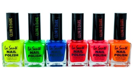 Glow in the Dark Nail Polish Set (6-Pack)