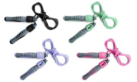 SELF Fitness Jump Rope with Built-In Counter