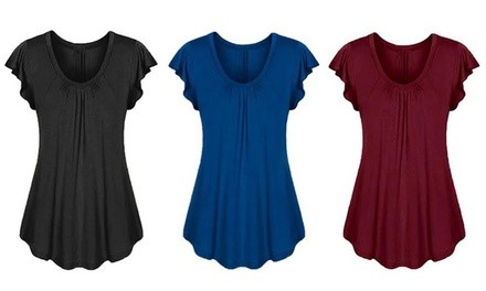 Leo Rosi Anne Women's Tunic Top. Plus Sizes Available. 