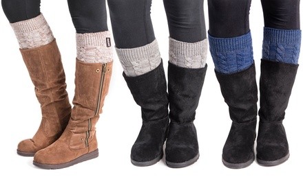 Muk Luks Women's Reversible Boot Toppers (2-Pack)