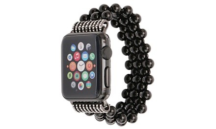 Beaded Agate Fashion Bracelet Band for Apple Watch Series 1, 2, 3 & 4