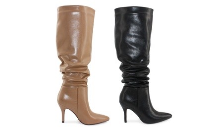 Olivia Miller Crush Slouchy High Heel Boots