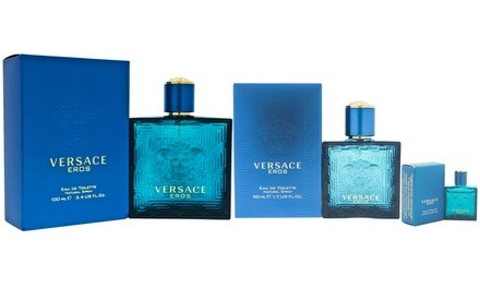 Versace Eros Eau de Toilette Spray for Men (0.17, 1.7, or 3.4 Fl. Oz.)