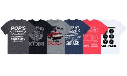 Men's Muscle Vintage Car Tees S-3XL