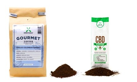 CBD Ground Coffee Beans from Green Roads