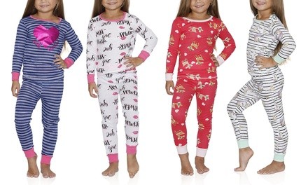 Cozy Couture Girl's Cotton Pajama Set (2-Pack)