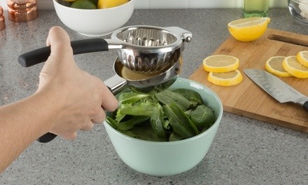 Manual Stainless-Steel Lemon and Citrus Press Squeezer